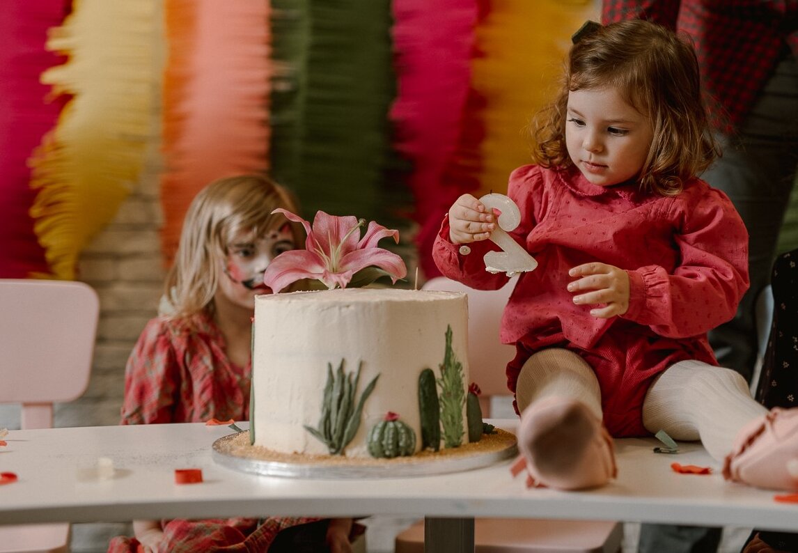 Drugi rođendan — lama i kaktusi