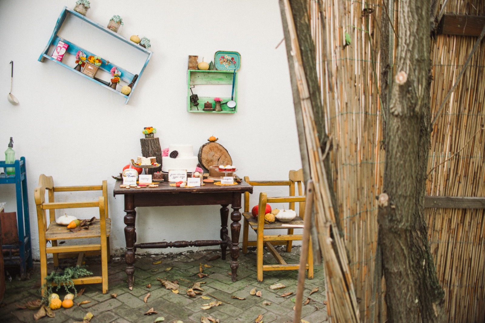 Torta sa bundevama i jesenjim lišćem