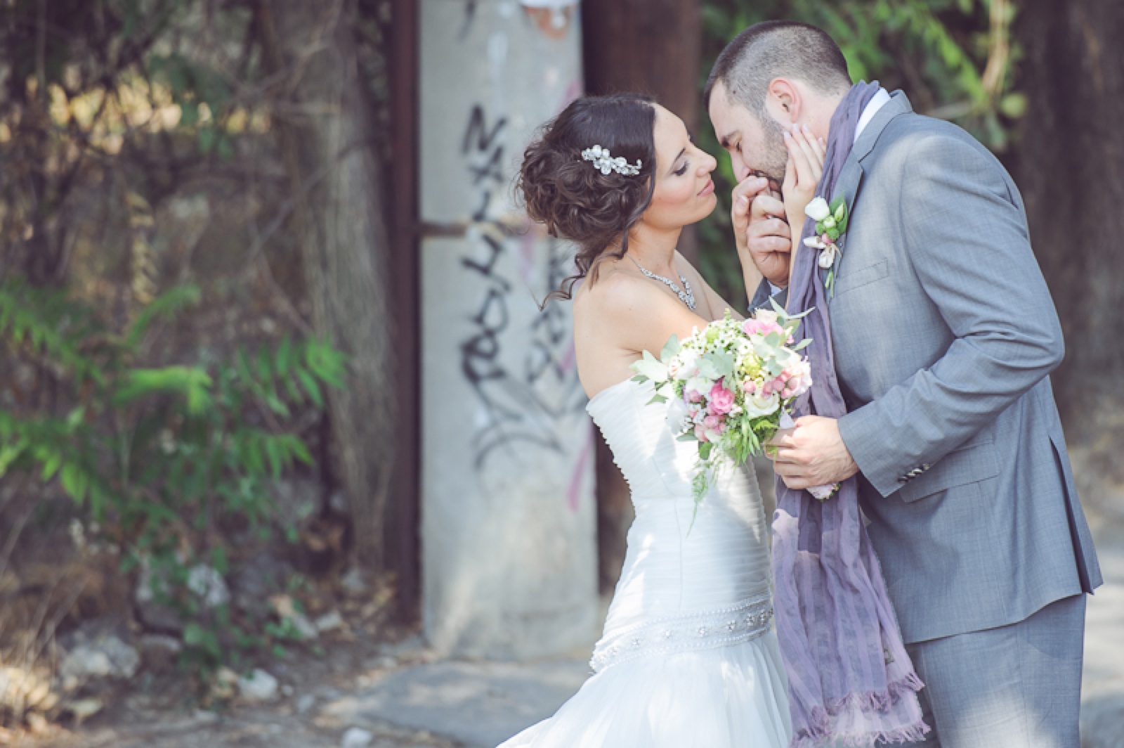 Intimni portret para na Kalemegdanu