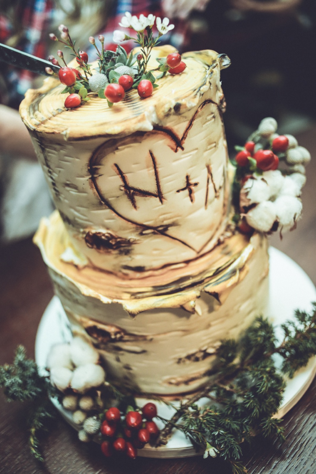 Atmosfera na venčanoj recepciji u kolibi