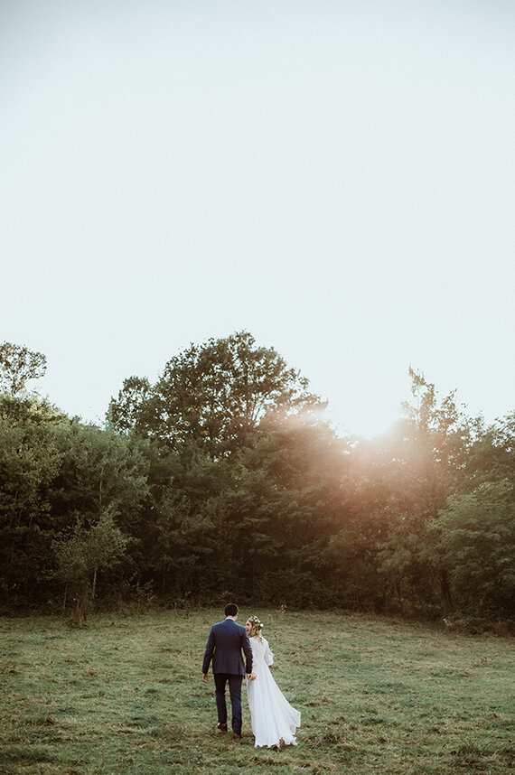 Rustična dekoracija venčanja